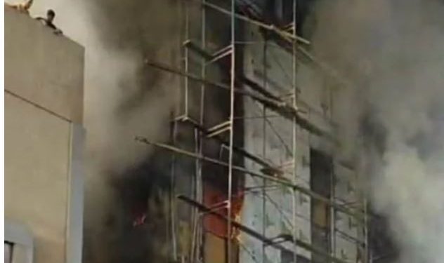 قوات الإطفاء تسيطر على حريق في مبنى مول تجاري بـ مدينة نصر 1