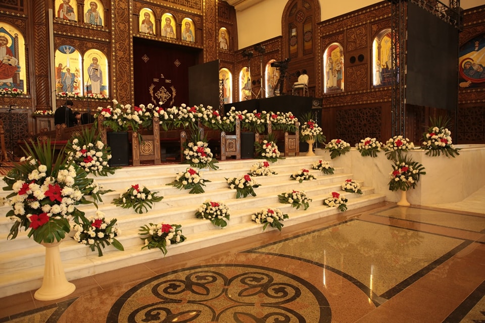 وصول المرشح الرئاسي السابق حازم عمر قداس الميلاد المجيد بكاتدرائية الميلاد المسيح 2