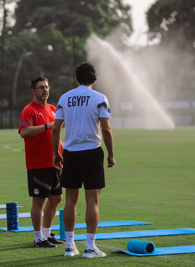 بالصور.. منتخب مصر يستأنف تدريباته استعدادا لدور الـ16 بأمم أفريقيا 2