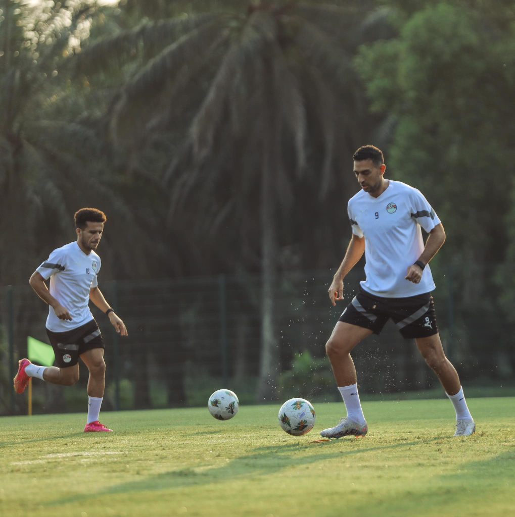 بالصور.. منتخب مصر يستأنف تدريباته استعدادا لدور الـ16 بأمم أفريقيا 15