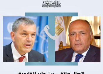 وزير الخارجية يؤكد للمفوض العام للأونروا دعم مصر الكامل لدور الوكالة فيما تواجهه من تحديات 4