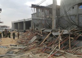 وفاة شخصين نتيجة انهيار مبنى تحت الإنشاء بمدينة 6 أكتوبر 1