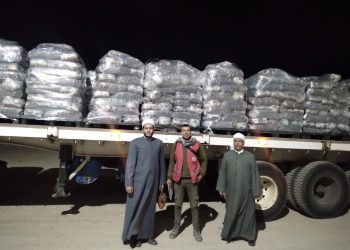 تسليم 20 طن سلع غذائية من وزارة الأوقاف لأهالي غزة