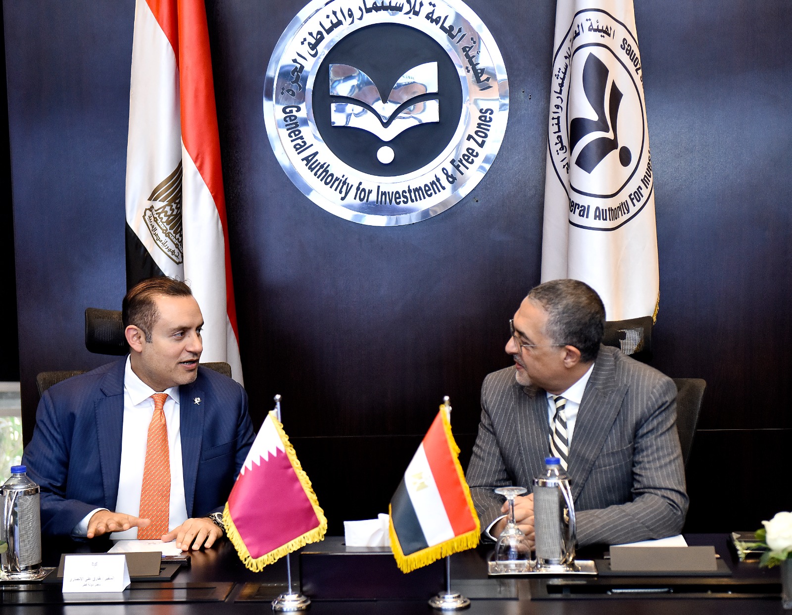 الرئيس التنفيذي للهيئة العامة للاستثمار والسفير القطري يبحثان وضع استراتيجية جديدة للتعاون الاستثماري بين البلدين 2