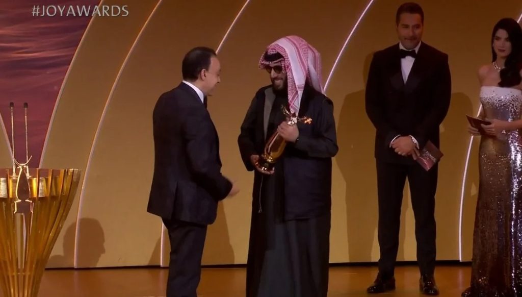 في حفل Joy Awards، حصول المايسترو وليد فايد على الجنسية السعودية 1