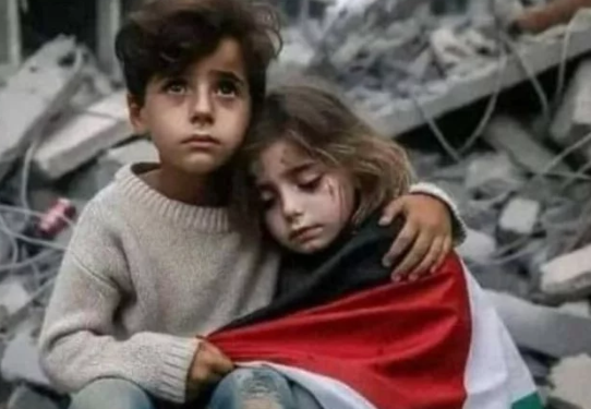معاناة أطفال غزة