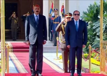 الرئيس السيسي يستقبل نظيره الإريتري بقصر الاتحادية
