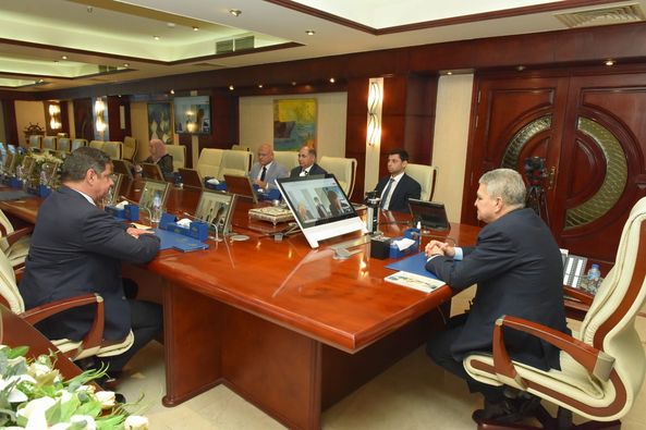 اجتماع هام بين الفريق أسامة ربيع والرئيس التنفيذي لمجموعة "MSC" بشأن منطقة البحر الأحمر 2