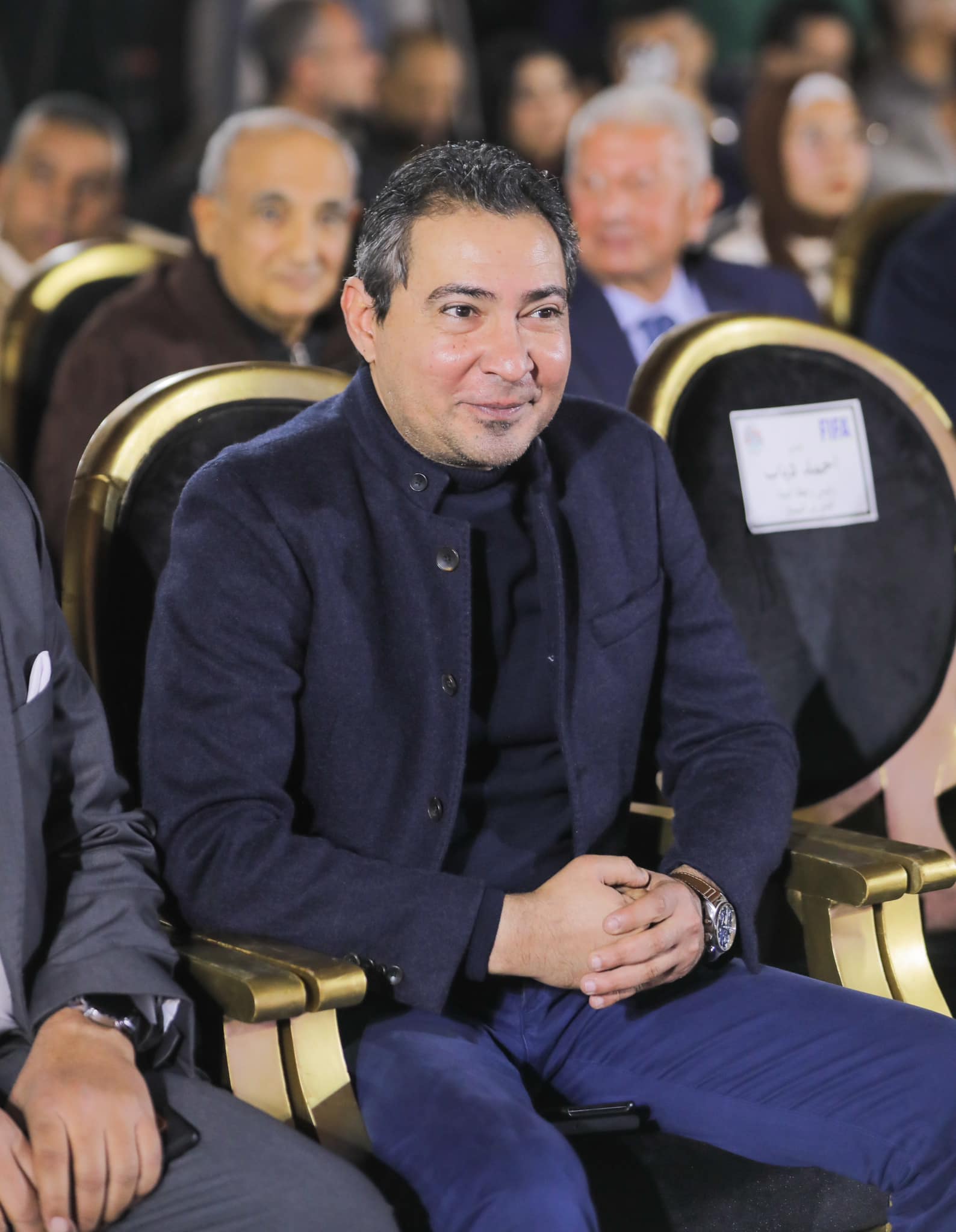 بالصور| مراسم تقديم حسام حسن كمدير فني لمنتخب مصر 21