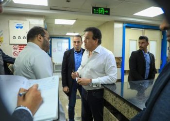 وزير الصحة يتفقد مستشفى قها التخصصي بمحافظة القليوبية 1