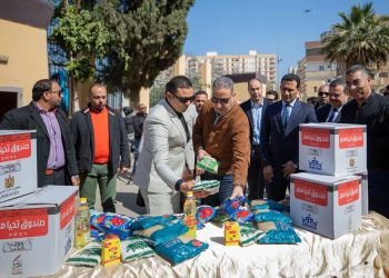 صندوق تحيا مصر يطلق المرحلة 3 من قوافل أبواب الخير بـ3287 طن مواد غذائية