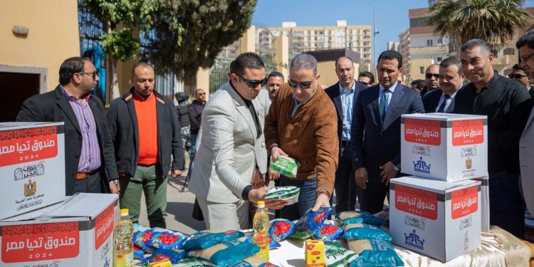 صندوق تحيا مصر يطلق المرحلة 3 من قوافل أبواب الخير بـ3287 طن مواد غذائية