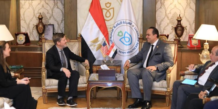 السبكي يبحث مع وفد "الأعمال الأمريكي المصري" سبل دعم الاستثمار الصحي 1