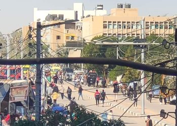 إصابة 38 طالبًا في انهيار مدرج سيرك بالوادي الجديد