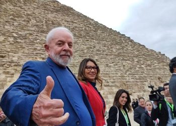 الرئيس البرازيلي وزوجته يزوران الأهرامات والمتحف الكبير 1