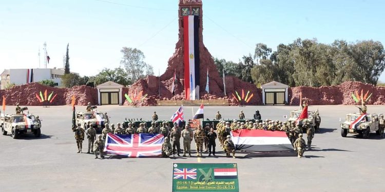انطلاق فعاليات التدريب المصري البريطاني المشترك في مجال مكافحة الإرهاب  1