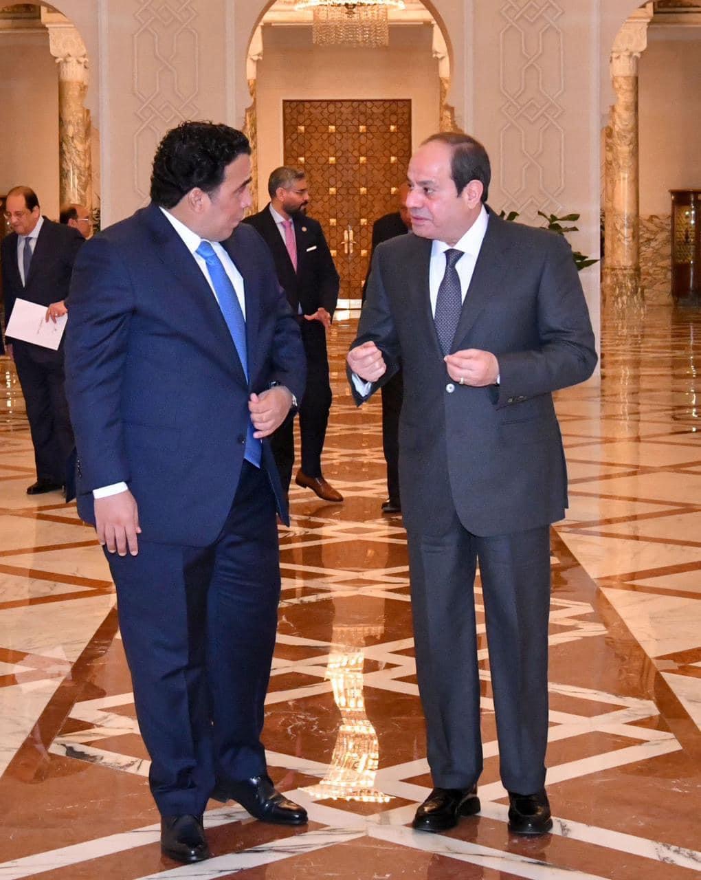 السيسي لـ رئيس المجلس الرئاسي الليبي: مصر تدعم جهود حماية وحدة الأراضي الليبية 2