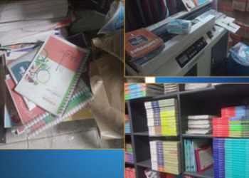 ضبط كميات من الكتب المقلدة داخل مكتبتين في الشرقية