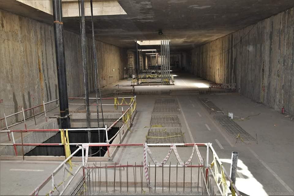 بالصور.. تقدم أعمال تنفيذ محطة الأهرامات ضمن المرحلة الأولى من الخط الرابع لمترو الأنفاق 6