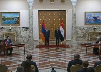 السيسي يستقبل رئيس الوزراء الأرميني في قصر الاتحادية 1