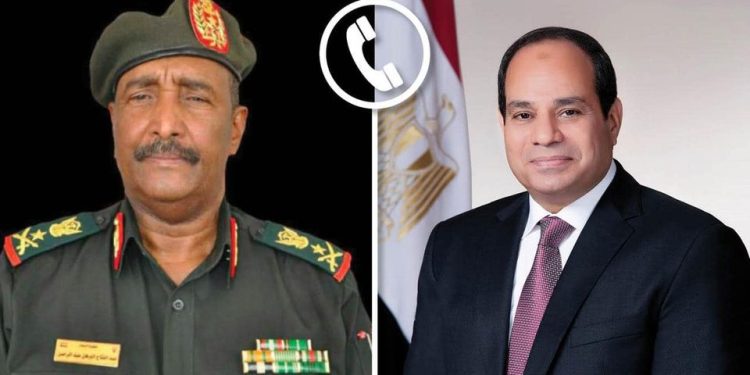 الرئيس السيسي يهنئ رئيس مجلس السيادة الانتقالي السوداني بحلول شهر رمضان المعظم 1