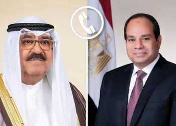 الرئيس السيسي يهنئ أمير الكويت بـ شهر رمضان المبارك 3
