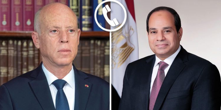 الرئيس السيسي يجري اتصالًا هاتفيًا مع نظيره التونسي 1