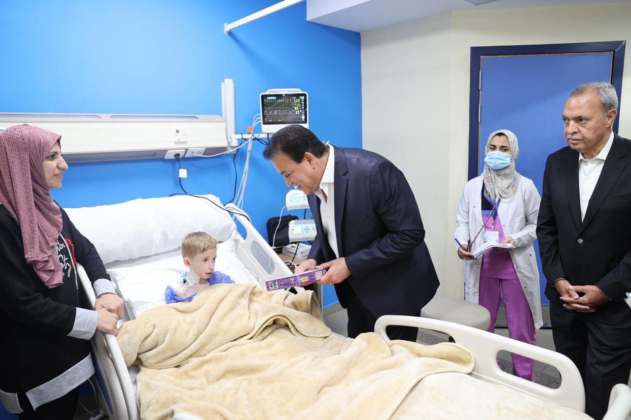 وزير الصحة يفتتح مركز للأطفال بالقليوبية يهدف لعلاج 1000 طفل فلسطيني 4