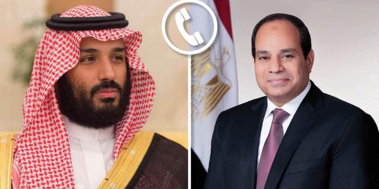 الرئيس السيسي يُهنيء ولي العهد السعودي بحلول شهر رمضان المبارك 1