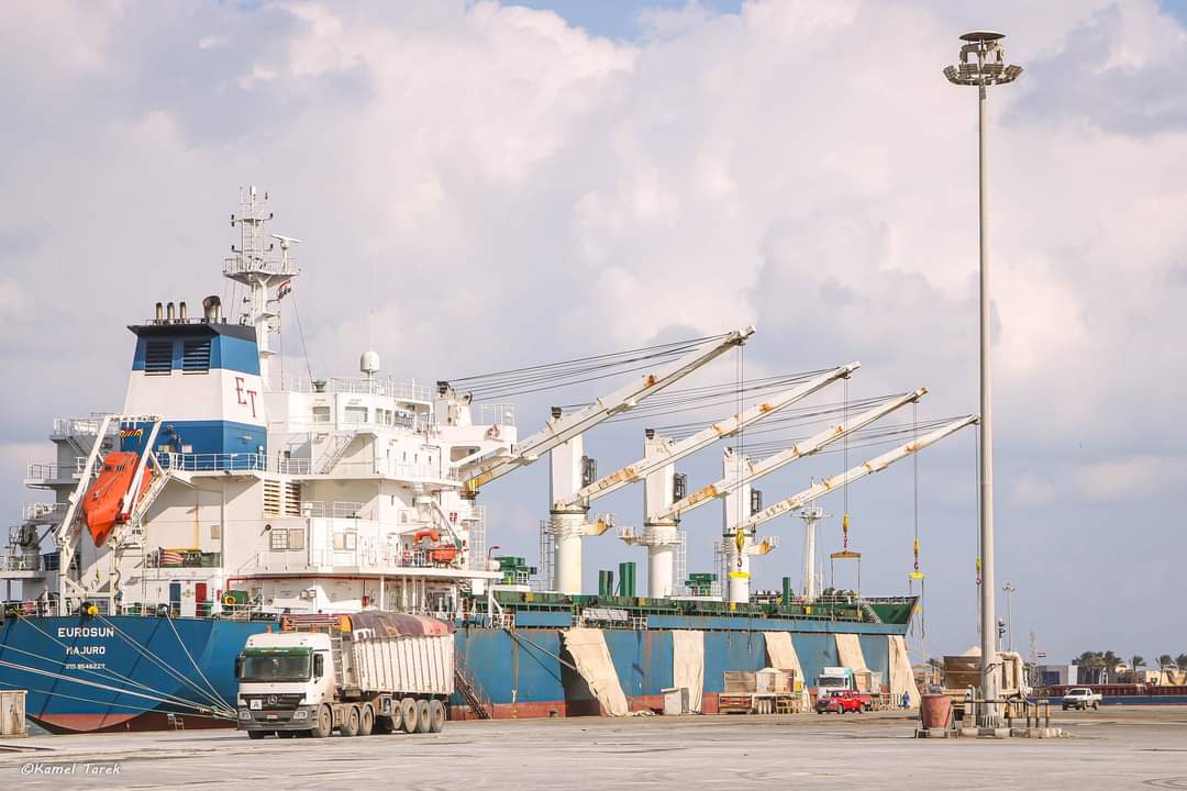 691 طن بضائع متنوعة بميناء دمياط اليوم 3