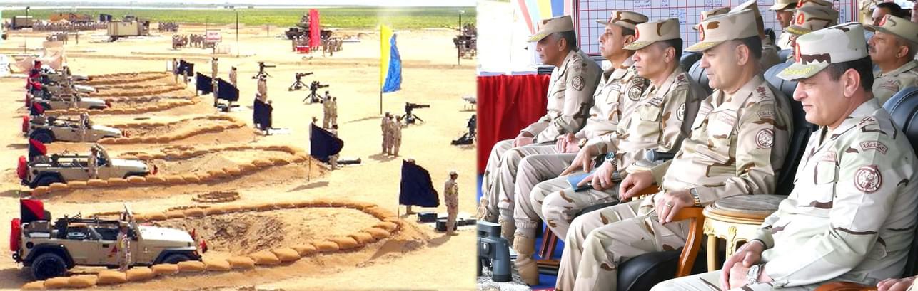 رئيس أركان حرب القوات المسلحة يتفقد منظومة التدريب القتالي بـ الجيش الثانى الميدانى 3