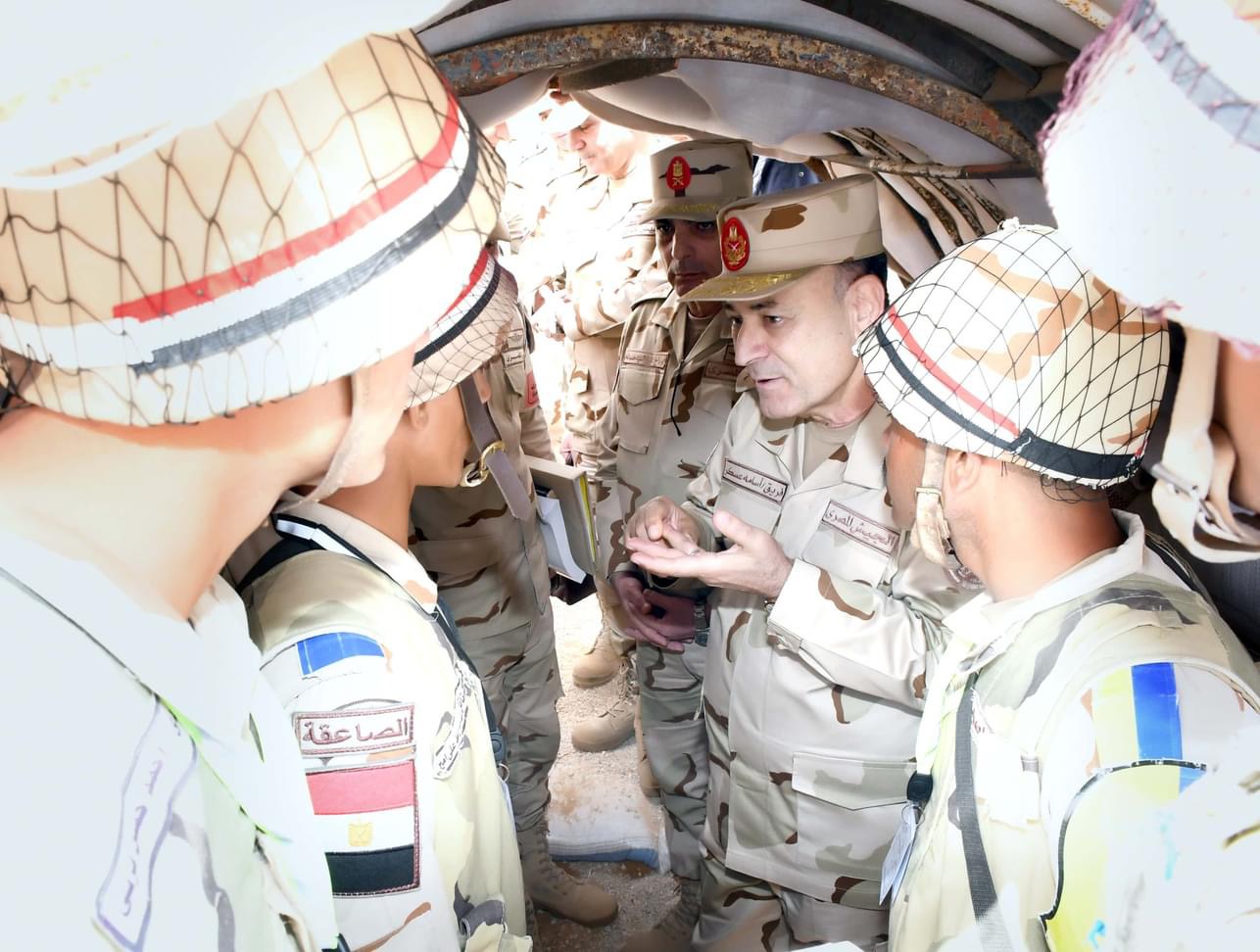 رئيس أركان حرب القوات المسلحة يتفقد منظومة التدريب القتالي بـ الجيش الثانى الميدانى 2