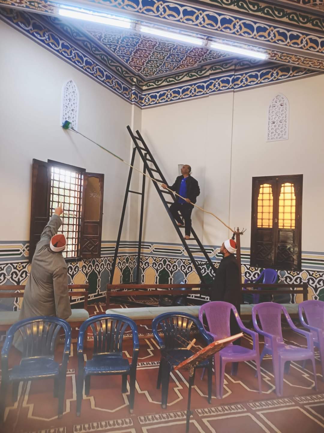 صور من حملة نظافة المساجد