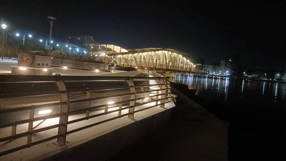 بالصور.. كوبري دمياط التاريخي "جسر الحضارة" يستعد لافتتاحه 2