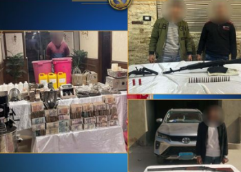 سلاح ومخدرات.. ضبط 12 شخص بحوزتهم كمية كبيرة من المخدرات بالقاهرة