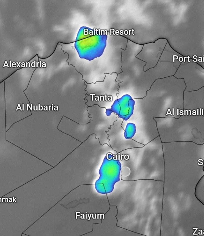 درجات الحرارة الان.. أمطار خفيفة على القاهرة الكبرى ورعدية على جنوب البلاد وسيناء 4