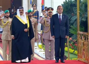 الرئيس السيسي والعاهل البحريني
