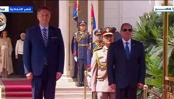 مباحثات بين الرئيس السيسي ورئيس البوسنة والهرسك بقصر الاتحادية