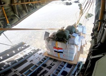 القوات الجوية المصرية تواصل أعمال إسقاط المساعدات على غزة