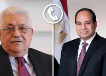 ‎السيسي يجري اتصالًا هاتفيًا مع الرئيس الفلسطيني