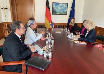 وزيرة البيئة تعقد لقاءا ثنائيا مع وزيرة الدولة الألمانية للمناخ