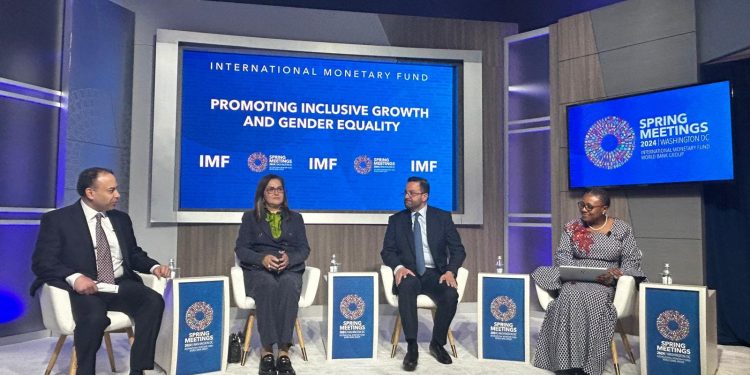 وزيرة التخطيط تشارك في جلسة "تعزيز النمو الشامل والمساواة بين الجنسين" ضمن اجتماعات الربيع لـ صندوق النقد 1