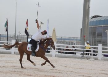 استمرار فعاليات البطولة العربية العسكرية للفروسية بمدينة مصر للألعاب الاوليمبية