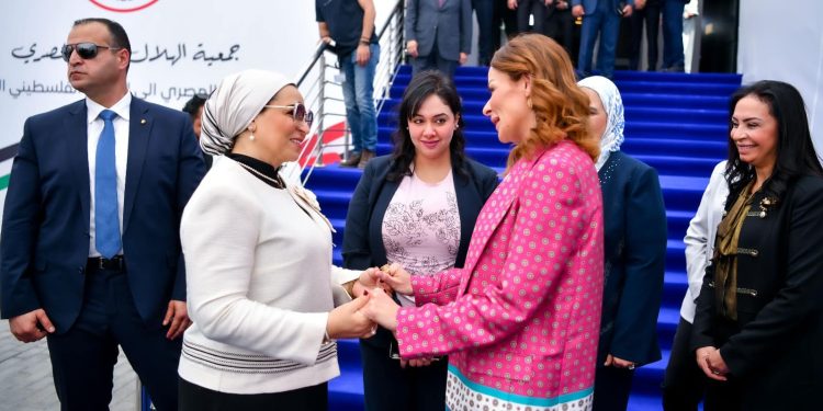 انتصار السيسي: مرحب بزوجة رئيس مجلس رئاسة البوسنة والهرسك في بلدها الثاني مصر 1