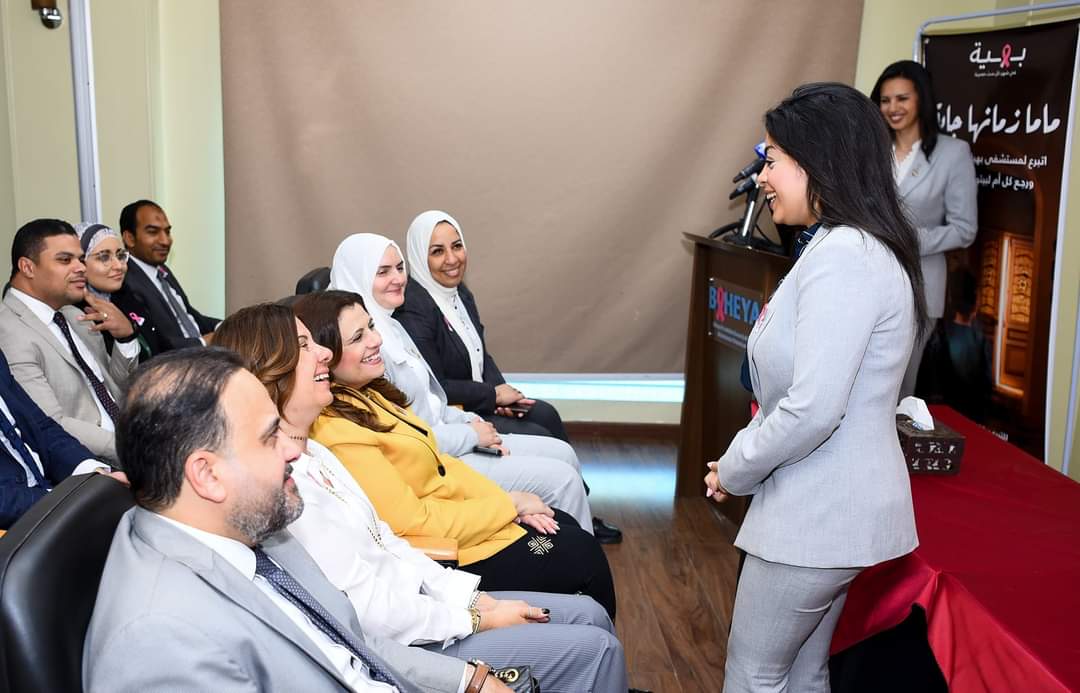 وزيرة الهجرة تزور مستشفى بهية لعلاج سرطان الثدي بالهرم 5