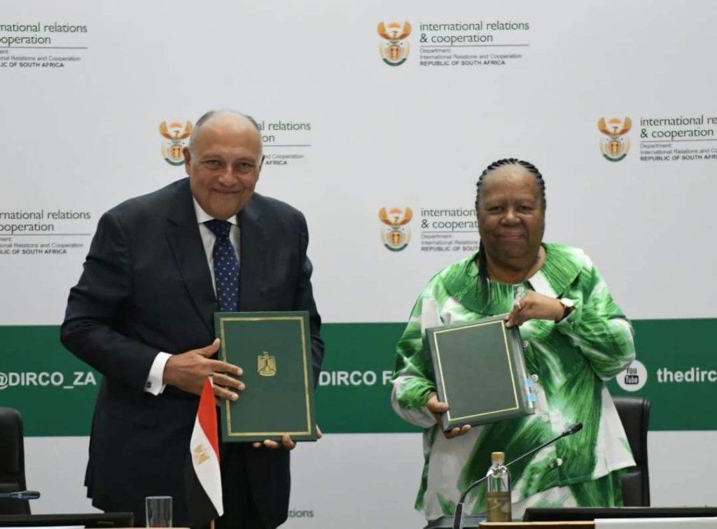 وزيرا خارجية مصر وجنوب إفريقيا يترأسان أعمال الدورة العاشرة للجنة المشتركة للتعاون بين البلدين 4