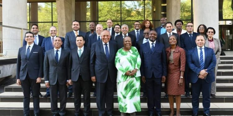 وزيرا خارجية مصر وجنوب إفريقيا يترأسان أعمال الدورة العاشرة للجنة المشتركة للتعاون بين البلدين 1