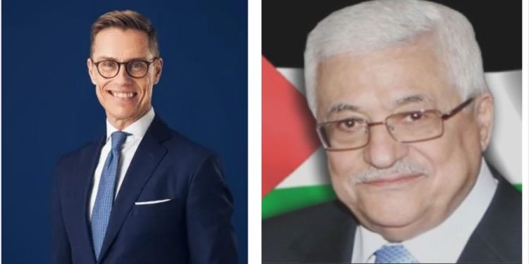 الرئيس الفلسطيني يتلقى اتصالا هاتفيا من الرئيس الفلندي لبحث آخر تطورات الوضع في غزة 1