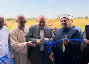 افتتاح مسجد النور في قرية كنيسة أورين بالبحيرة
