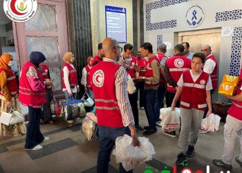 الهلال الأحمر: توفير أوجه الدعم لمصابي غزة وذويهم الموجودين في مصر
